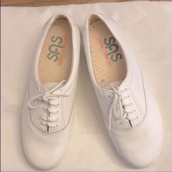 SAS WHITE COMFORT SHOES.  STYLE IS WHISPER… - Picture 1 of 9